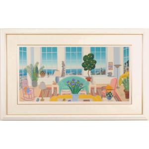 トーマス・マックナイト 神戸ペントハウス インテリア 絵画 風景画 兵庫県神戸市北野地区 プレゼント コレクション 新築祝い 開店祝い 新品額付き