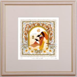 高田 悟 「 野の花 」 油絵 油彩画 F4 ( 4号 ) 絵画 洋画 肉筆 手描き