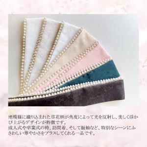 地紋xパール 重ね襟 重ね衿 伊達衿 ダイヤモ...の詳細画像3