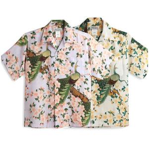 【MAKANALEI】和柄　半袖アロハシャツM 鶴梅　膨れジャガードシルク　良品 楽天市場】アロハシャツ|半袖|メンズ|レディース|MAKANA LEI