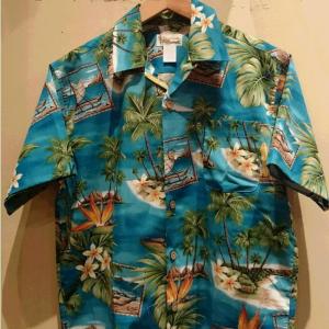 MAKANA LEI（マカナレイ） アロハシャツ 鶴柄 Tsuru メンズ レディース