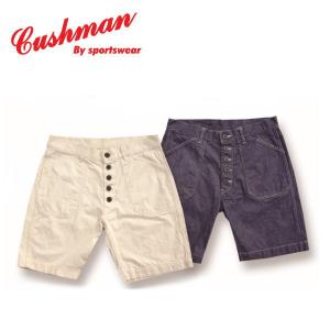 クッシュマン 11oz デニムショートパンツ CUSHMAN メンズ　レディース コットン100％  パンツ  22272｜agogo55