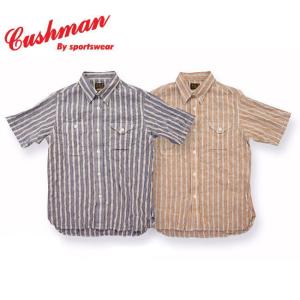 CUSHMAN（クッシュマン） オンブレチェックオープンシャツ レーヨン100
