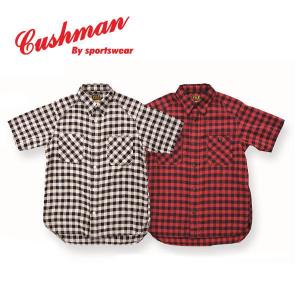 CUSHMAN（クッシュマン） オンブレチェックオープンシャツ レーヨン100