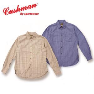 CUSHMAN（クッシュマン） 長袖シャツ SLUB CHECK WORK SHIRT 25611
