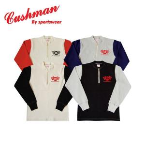 CUSHMAN（クッシュマン） ハーフジップスウェット コットン100