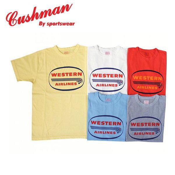 クッシュマン リサイクルコットンTee (WESTERN AIRLINES)　CUSHMAN 半袖Ｔ...