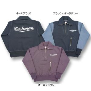 CUSHMAN クッシュマン ハーフジップ タートル スウェット M CUSHMAN クッシュマン HALF ZIP TURTLE SWEAT (KEYSTONE MC