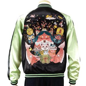 埼玉西武ライオンズ 刺繍スカジャン ×SwitchPlanning メンズ