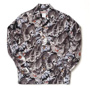 MAKANA LEI（マカナレイ） アロハシャツ 鶴柄 Tsuru メンズ レディース