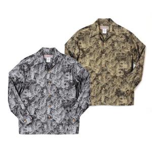 MAKANA LEI（マカナレイ） アロハシャツ 鶴柄 Tsuru メンズ レディース
