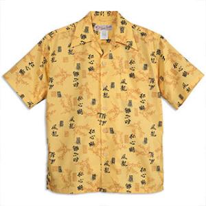 MAKANA LEI（マカナレイ） アロハシャツ 鶴柄 Tsuru メンズ レディース