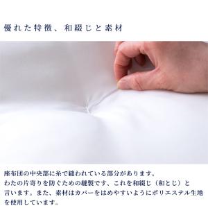 座布団 2枚組 座布団中身 ヌード座布団 イー...の詳細画像3