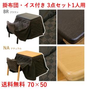 最低価格の 【送料無料】一人用コタツ 三点セット - こたつ