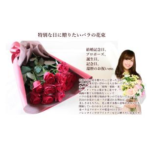 赤バラ プレミアムローズ 1本〜20本 誕生日...の詳細画像1