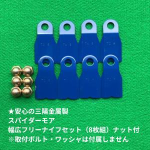 スパイダーモア 替刃 メタルフリー430 本体セット、替え刃4枚 スパイダーモアSP430シリーズ専用 ナイフセット アイウッド