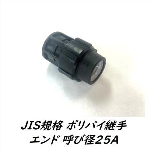 ポリパイ継手エンド　25mm（1インチ）