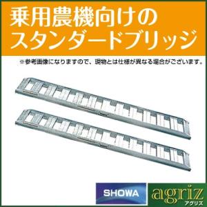 (法人様専用・代引不可・返品不可) アルミブリッジ 1.5t アルミブリッジ 昭和 2本 ツメ式 SB-210-30-1.5 乗用農機用 (210cm 30cm 1.5t)(2.1m)｜agriz