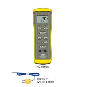 A&amp;D エー・アンド・デイ 熱電対温度計 Kタイプ AD-5602A 2チャンネル Kタイプ熱電対温...