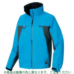 アイトス 全天候型ジャケット 56301 スチールブルー×チャコール S