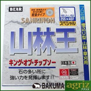 (草刈機 刈払機用) (チップソー) 山林王軽量 30枚セット (バクマ) (255mm) (40枚刃)｜agriz