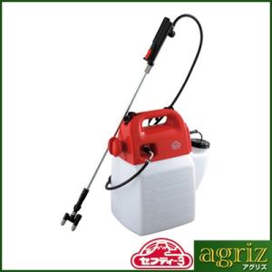 噴霧器 電動 電気式 セフティ3 5L SSA-5 2頭ノズル 除草剤散布機