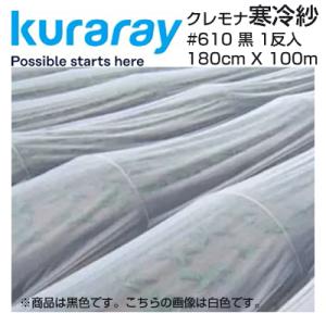 クラレ クレモナ寒冷紗 #610 黒 180cm...の商品画像