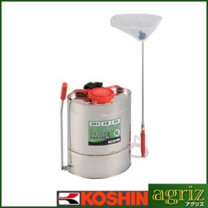 ステンレス製 背負い式噴霧器 10L 人力噴霧器 ES-10C ハチ印 シB 代引