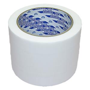 菊水テープ シートまもるテープ 白 80mm X 20m 1巻 (反射シート用) 継ぎ 固定 補修 ...