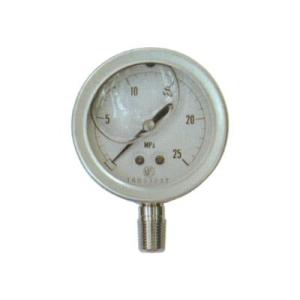 永田 グリセリン入圧力計(オールステンレス製)60mm×25MPa(PT1/4)