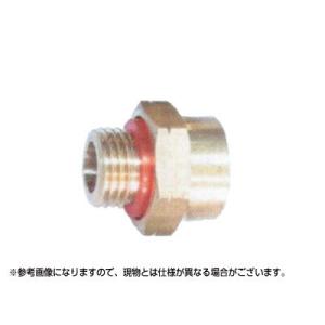 永田 異径ニップル金具 G5/8オス×G1オス(継手・配管部品・ジョイント
