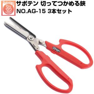 サボテン 切ってつかめるキャッチ鋏 NO.AG-15(3本セット)