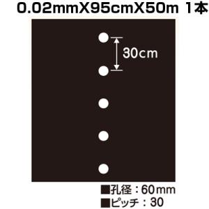 個人宅OK シンセイ ホールマルチ 黒マルチ 9515-2 0.02mm X 95cm 50m