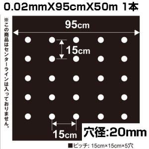 個人宅OK シンセイ ホールマルチ 黒マルチ 9515-2 0.02mm X 95cm 200m