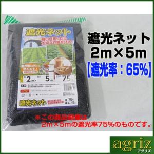 シンセイ 遮光ネット 遮光率65％ 2m×5m (農業用)(園芸用)(農業資材)(家庭菜園)(ベラン...