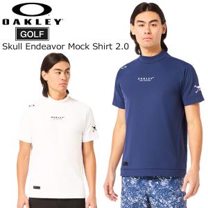 ゴルフ ウェア オークリー OAKLEY SKULL ENDEAVOR 半袖モックシャツ 2.0 GOLFの商品画像