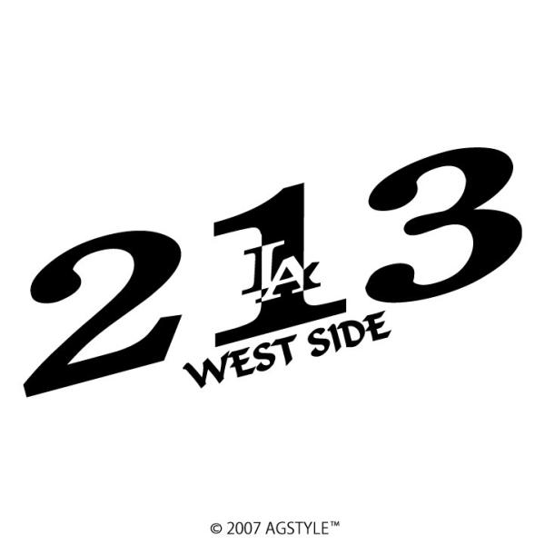 LA 213 WEST SIDE カッティングステッカー 車 JDM USDM HDM STANCE...