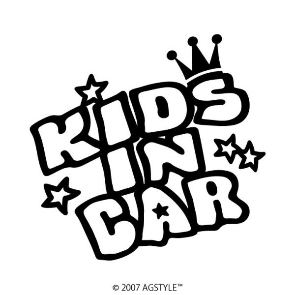 KIDS IN CAR カッティングステッカー POP JDM USDM STANCE US HDM...