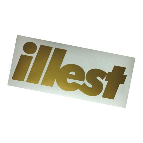 ILLEST BOLD VINYL カッティングステッカー 半艶メタリックゴールド イレスト 正規品...