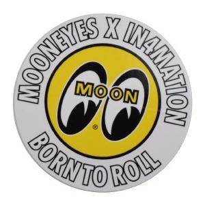 MOONEYES X IN4MATION クリアステッカー ハワイ アロハ ムーンアイズ スタネ 雑貨 スケーター HONOLULU ホットロッド OK USVIP USDM JDM HDM 希少 レア｜agstyle