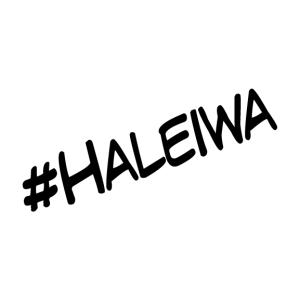 ハッシュタグシリーズ #HALEIWA オリジナル カッティングステッカー｜agstyle