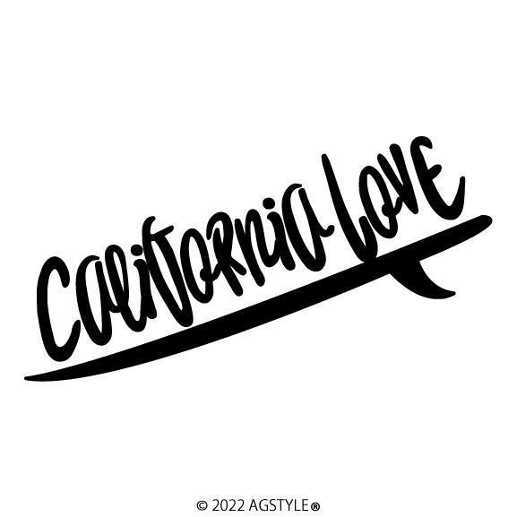California Love Surf カッティング ステッカー メッセージ JDM USDM H...