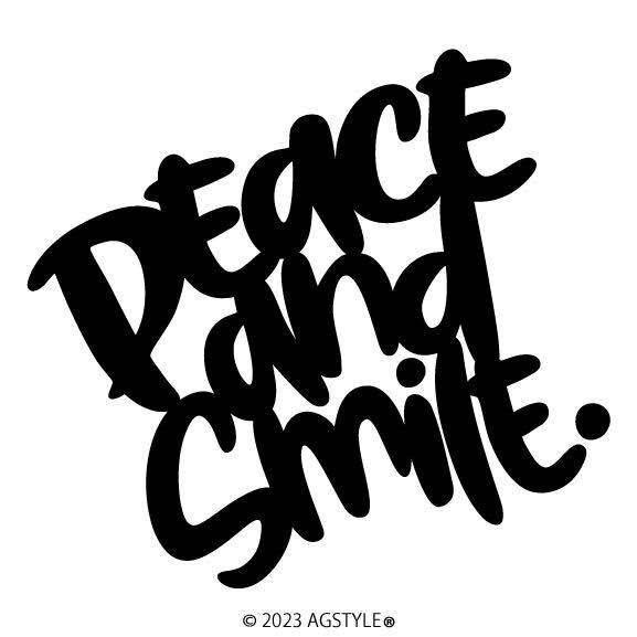 Peace and Smile オリジナル カッティング ステッカー 4WD オフロード アウトドア...