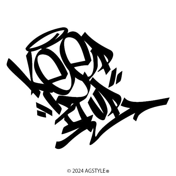 タギング Keep iT up オリジナル カッティングステッカー メッセージ TAG グラフィティ...