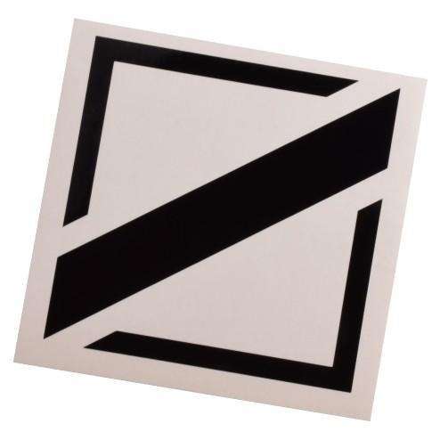 Mサイズ MORALS FIBER Diecut カッティングステッカー ブラック hawaii ハ...