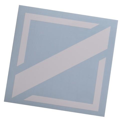 Mサイズ MORALS FIBER Diecut カッティングステッカー ホワイト hawaii ハ...