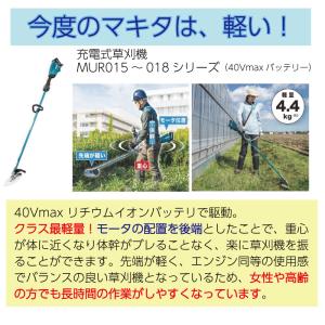 マキタ 充電式草刈機 MUR015GRM 草刈...の詳細画像2