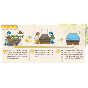 サンポリ 堆肥ワク 丸型 C-14 直径140...の詳細画像3