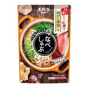 エバラ　なべしゃぶ　鶏がら醤油つゆ　(100g×2袋)200g　×12袋入｜agvege