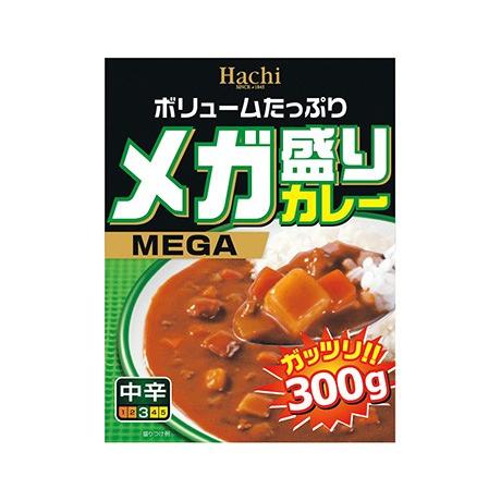 ハチ食品　メガ盛りカレー 中辛　×20袋入